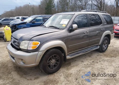 2003 Toyota Sequoia Sr5 V8 from USA, damaged, VIN 5TDZT34A13S201619
